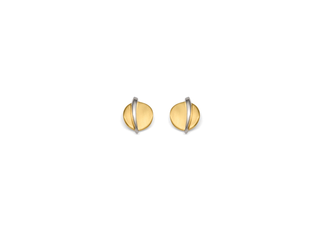 außergewöhnliche Ohrstecker - Gold