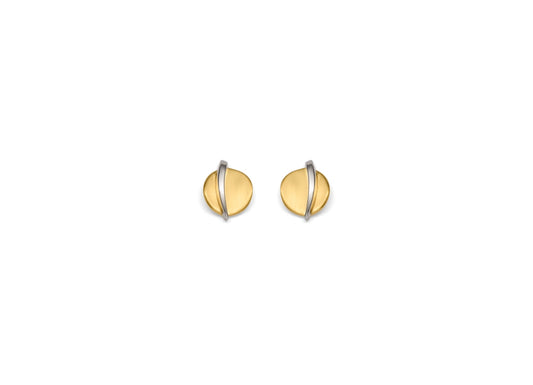 außergewöhnliche Ohrstecker - Gold