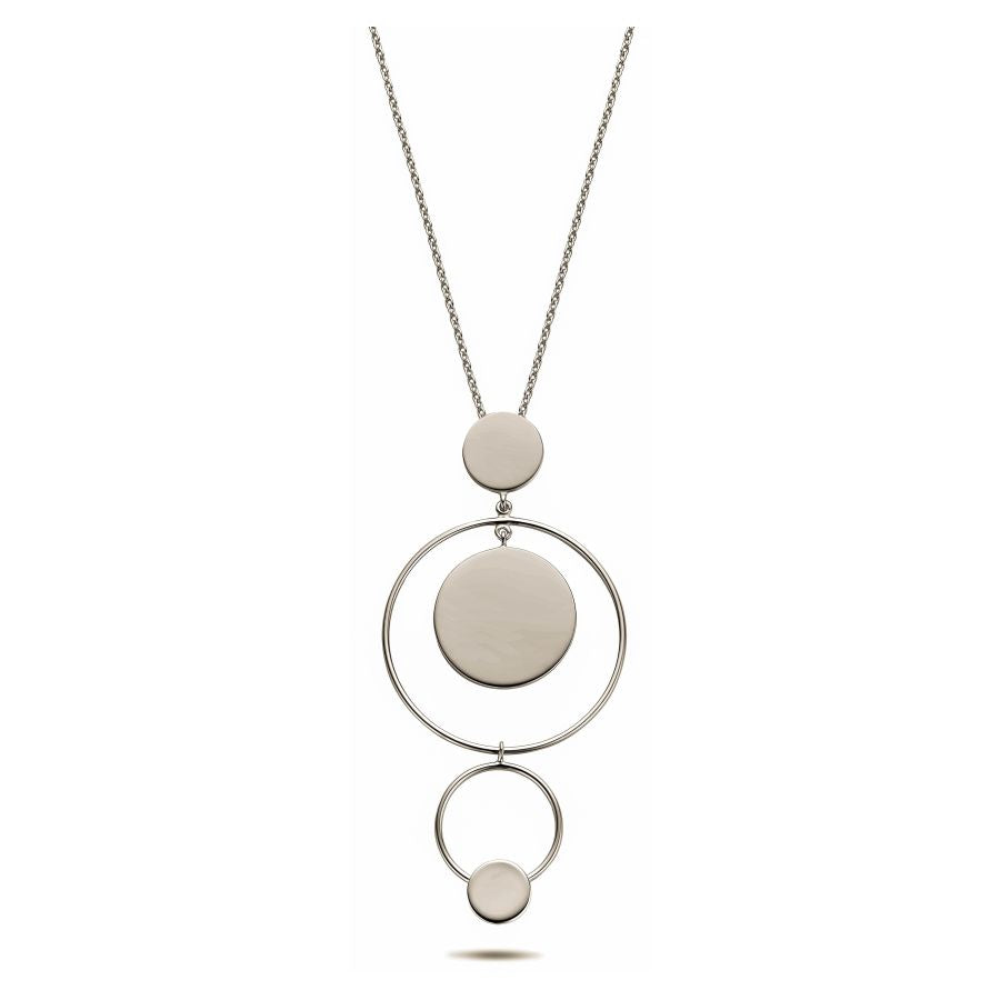 Lange & außergewöhnliche Kette – Silber