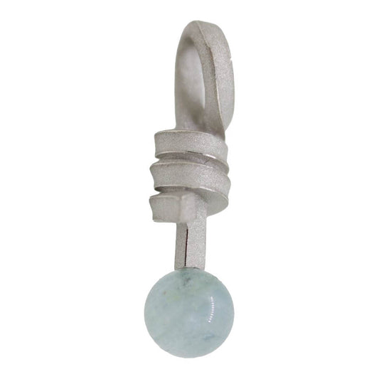 Anhänger Knoten Aquamarin