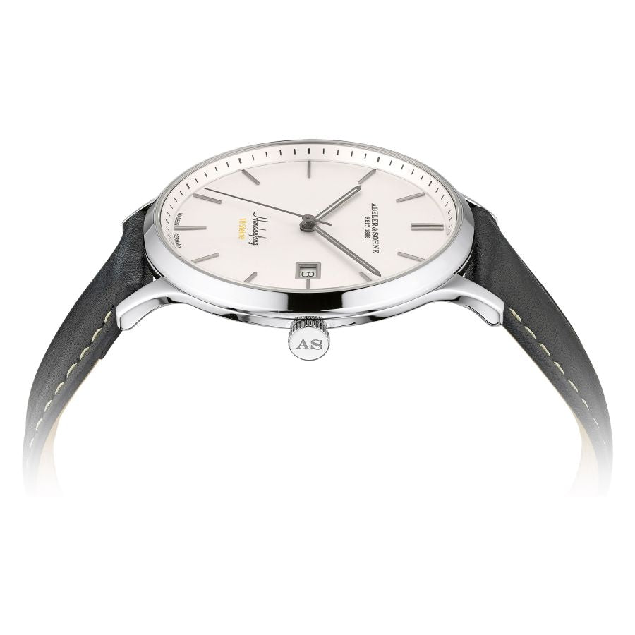 puristische und klassische Armbanduhr