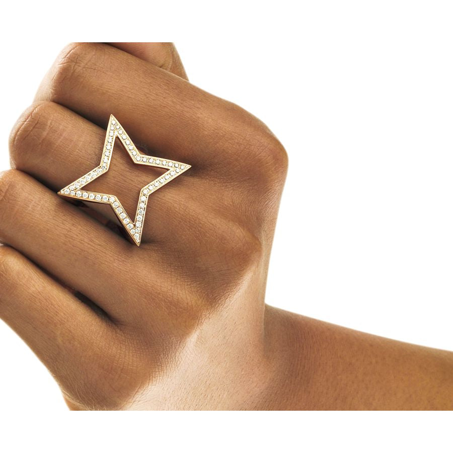 DIAMANT STAR - außergewöhnlicher Damenring  - Angela Hübel