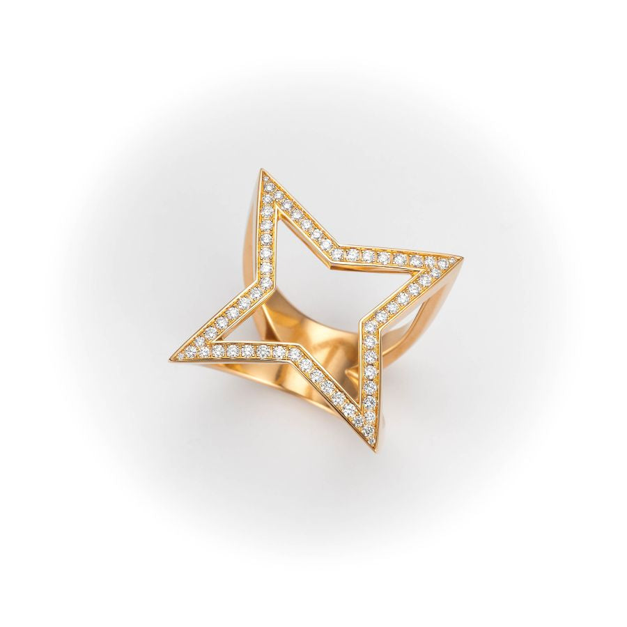 DIAMANT STAR - außergewöhnlicher Damenring  - Angela Hübel