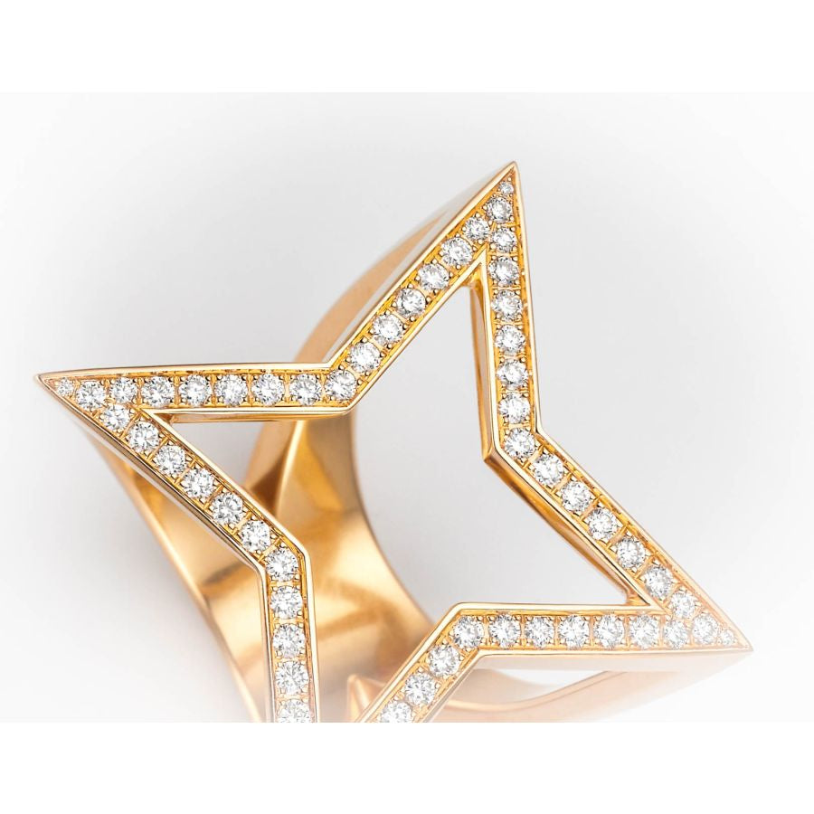 DIAMANT STAR - außergewöhnlicher Damenring  - Angela Hübel
