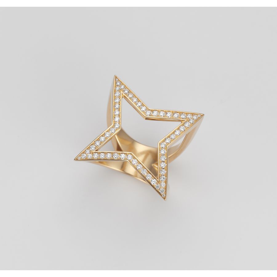 DIAMANT STAR - außergewöhnlicher Damenring  - Angela Hübel