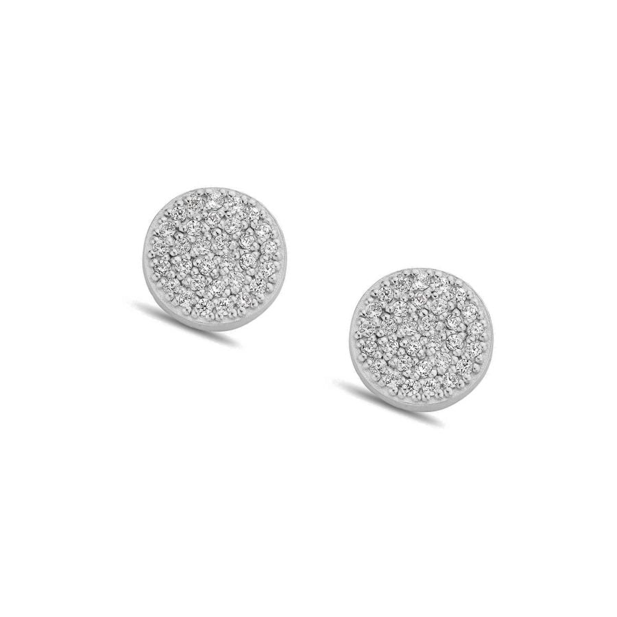Pave´ Ohrstecker - Silber 925 & Zirkonia