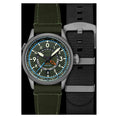 Bild in Galerie-Betrachter laden, Flyboy Wingman Worldtimer GMT Automatic - Herrenarmbanduhr