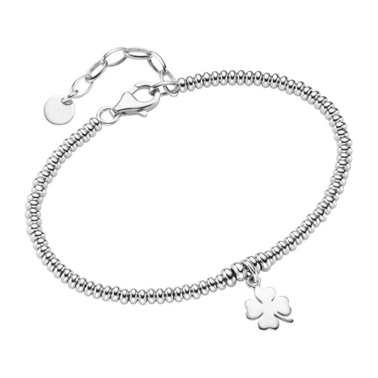 Glücksarmkettchen in Silber 925 & Kleeblatt