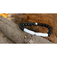 Bild in Galerie-Betrachter laden, handgefertigtes Armband SILBER & Bergkristall & ONYX - UNIKAT