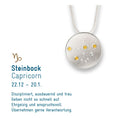 Bild in Galerie-Betrachter laden, Sternzeichen Steinbock - Silber & Gold & Brillant