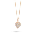 Bild in Galerie-Betrachter laden, Zartes Collier mit Herz Anhänger Silber 925 & Roségold- Sparkling
