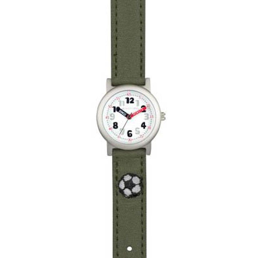Öko-Kinderarmbanduhr mit Fußball