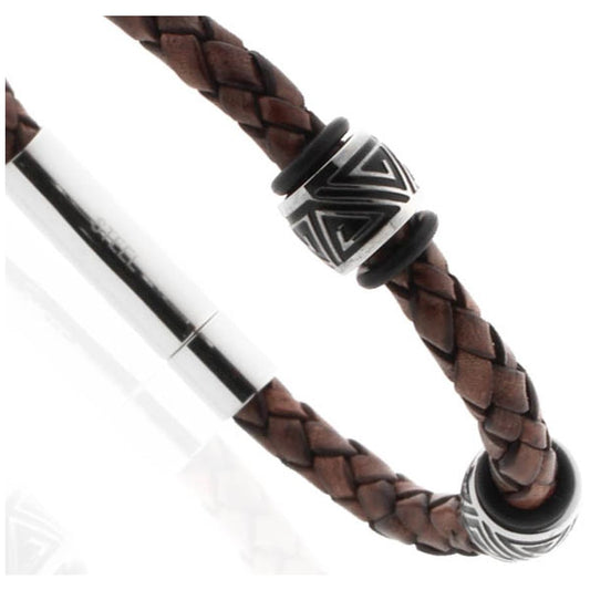 geflochtenes Lederarmband