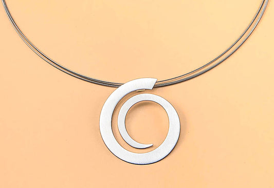 Spiral Motion - Collier & Anhänger – Silber 925