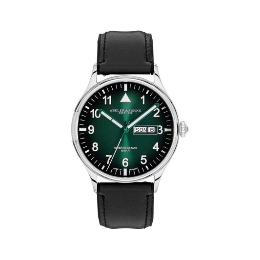 puristische und klassische Armbanduhr