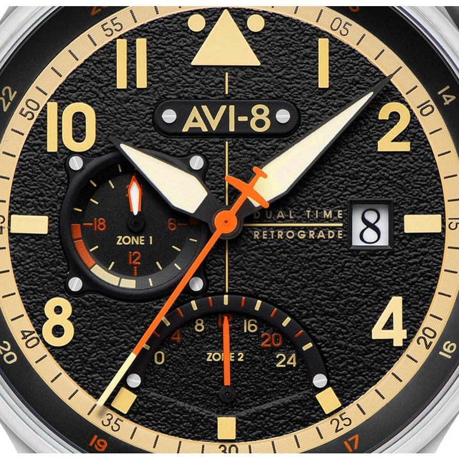 Hawker Hurricane McKellar Dual Time - Herrenarmbanduhr