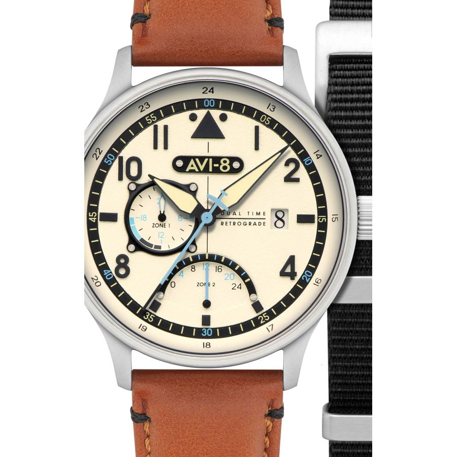 Hawker Hurricane McKellar Dual Time - Herrenarmbanduhr