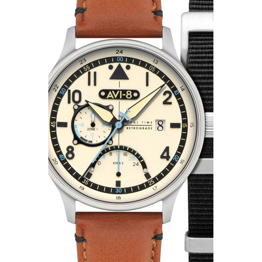 Hawker Hurricane McKellar Dual Time - Herrenarmbanduhr