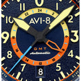 Bild in Galerie-Betrachter laden, Flyboy Wingman Worldtimer GMT Automatic - Herrenarmbanduhr
