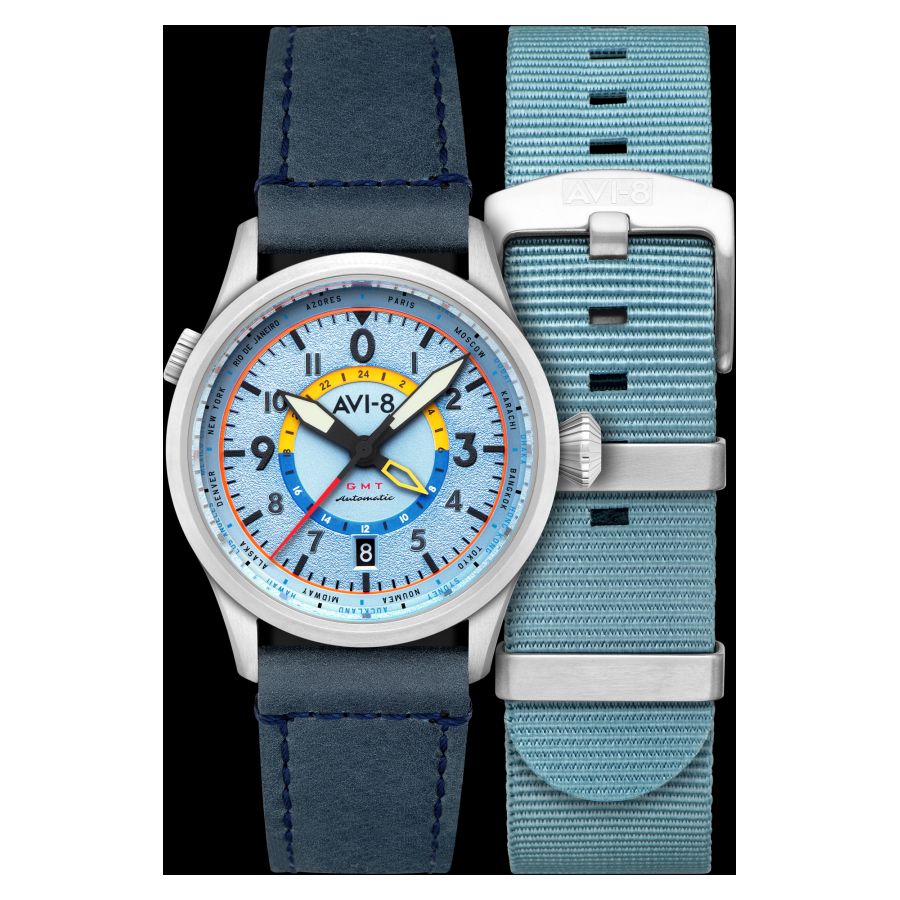 Flyboy Wingman Worldtimer GMT Automatic - Herrenarmbanduhr