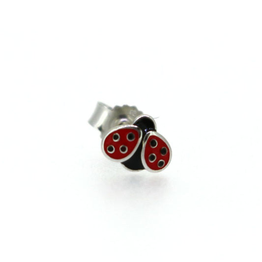 Ohrstecker - Marienkäfer - Silber 925