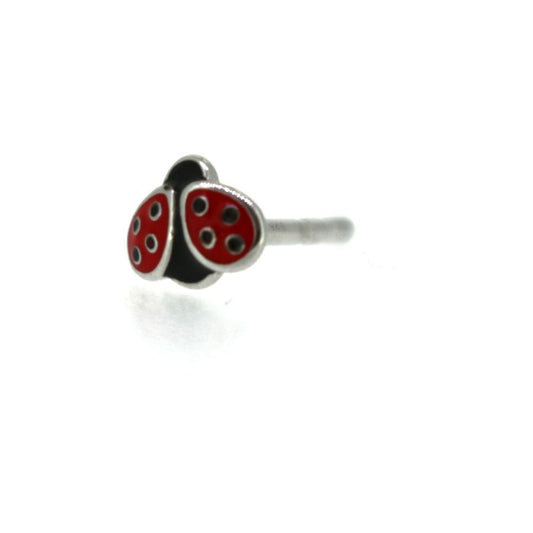 Ohrstecker - Marienkäfer - Silber 925
