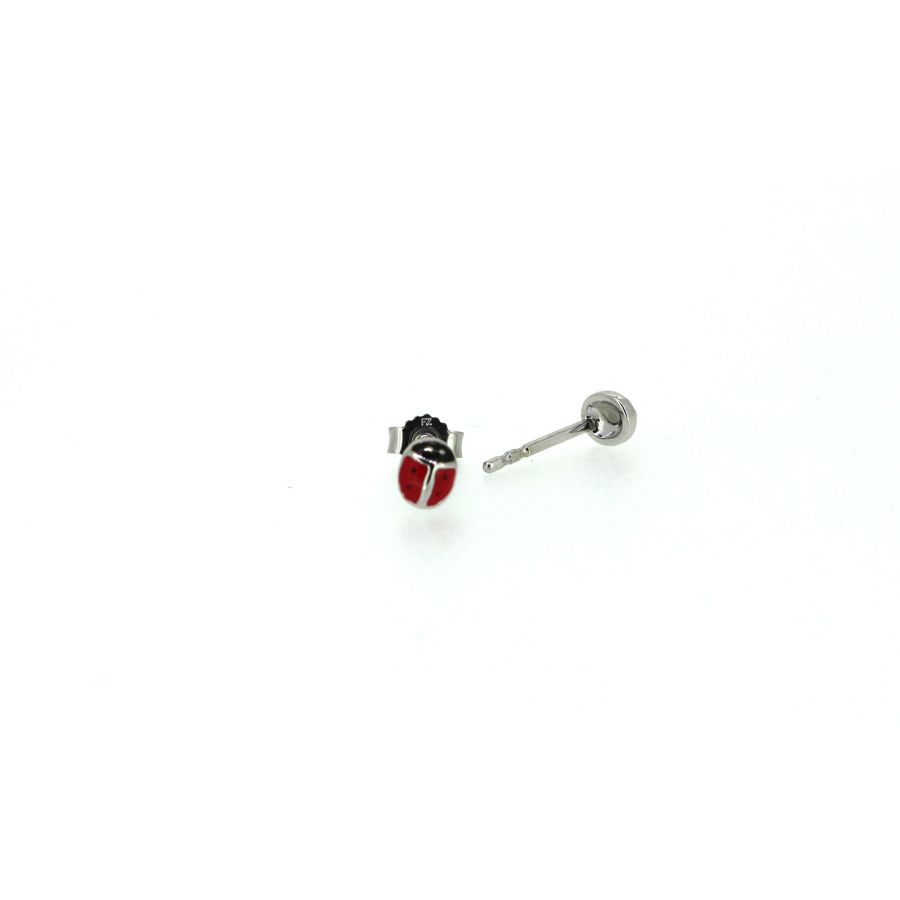 Ohrstecker - Marienkäfer - Silber 925