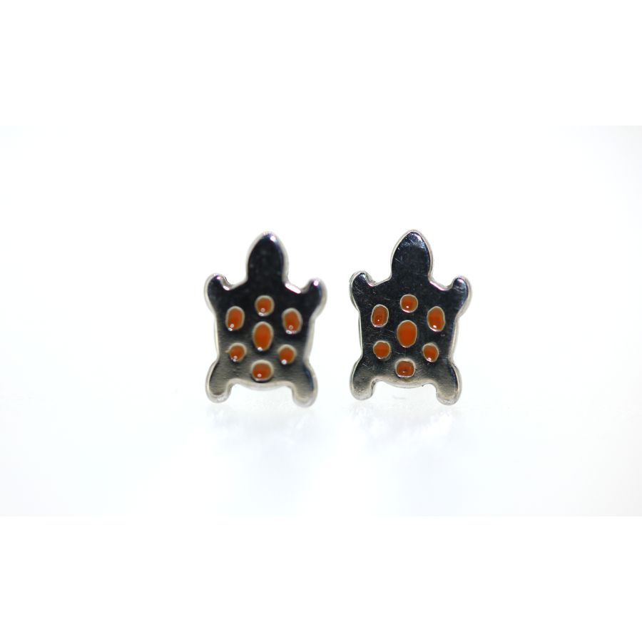 Ohrstecker - Schildkröte - Silber 925