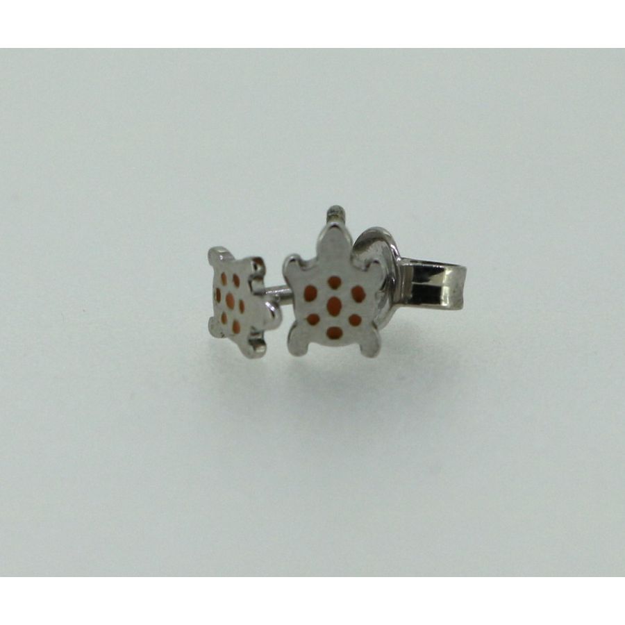 Ohrstecker - Schildkröte - Silber 925