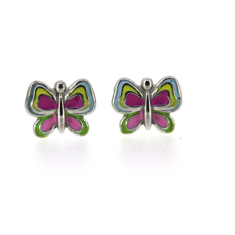 bunter Schmetterling - Silber 925