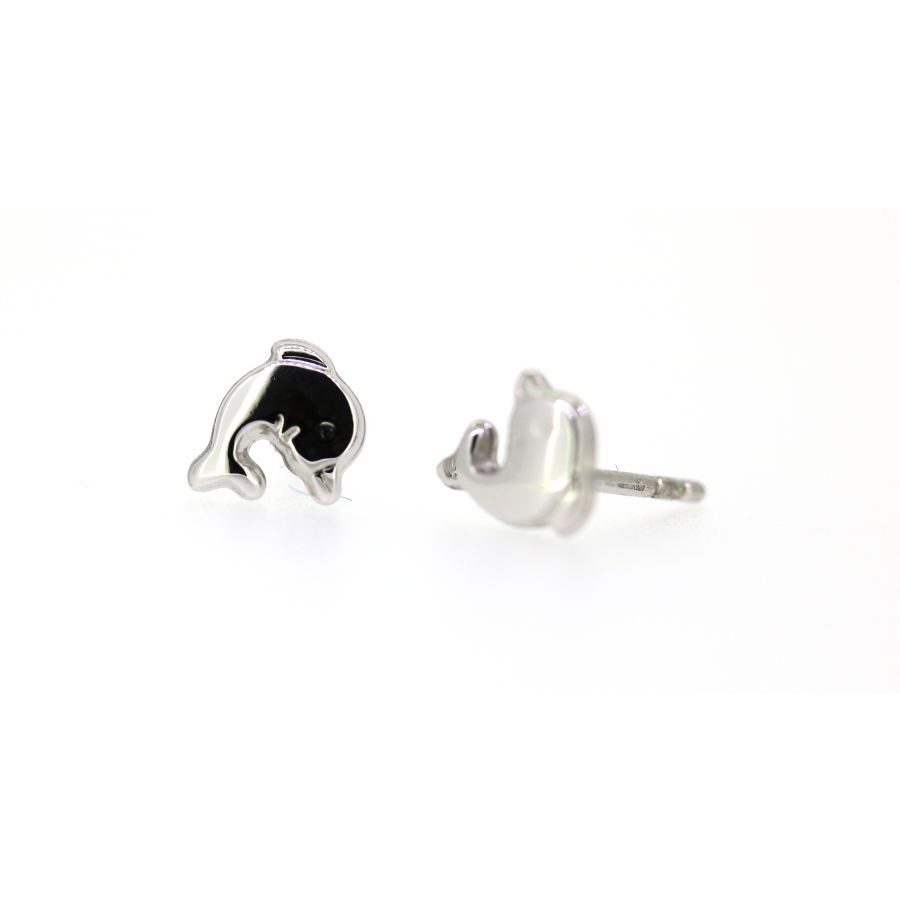 Ohrstecker – Delfin – Silber 925