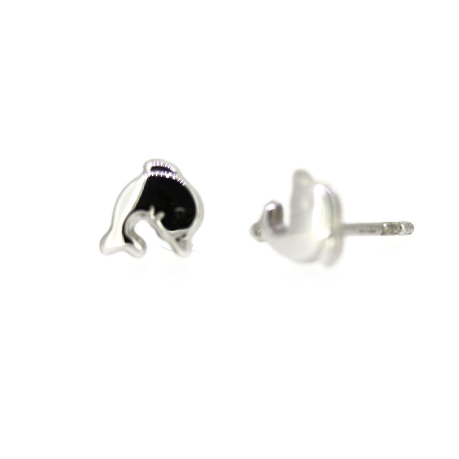 Ohrstecker – Delfin – Silber 925