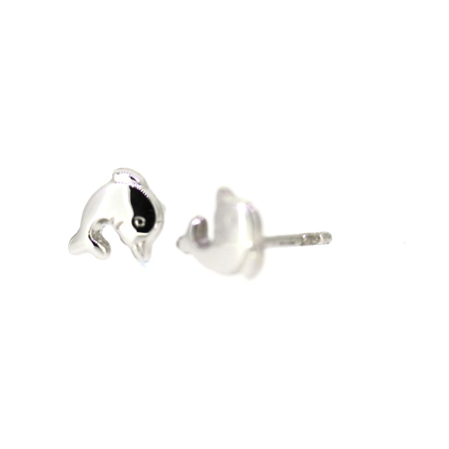 Ohrstecker – Delfin – Silber 925
