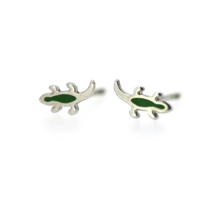 Ohrstecker – Gecko – Silber 925