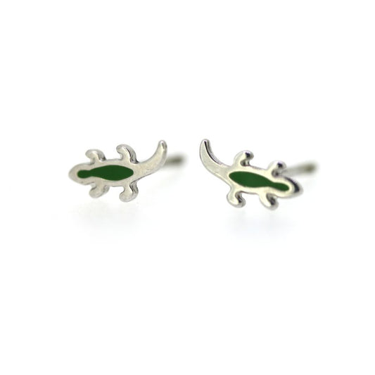 Ohrstecker – Gecko – Silber 925