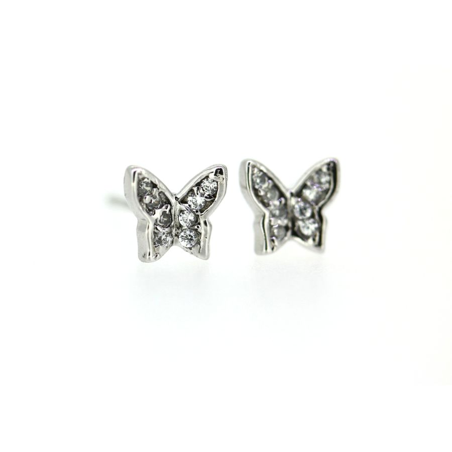 Ohrstecker – Schmetterling – Silber 925