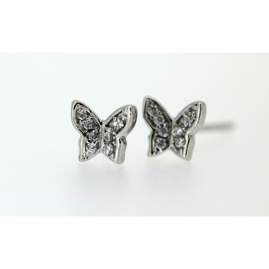 Ohrstecker – Schmetterling – Silber 925