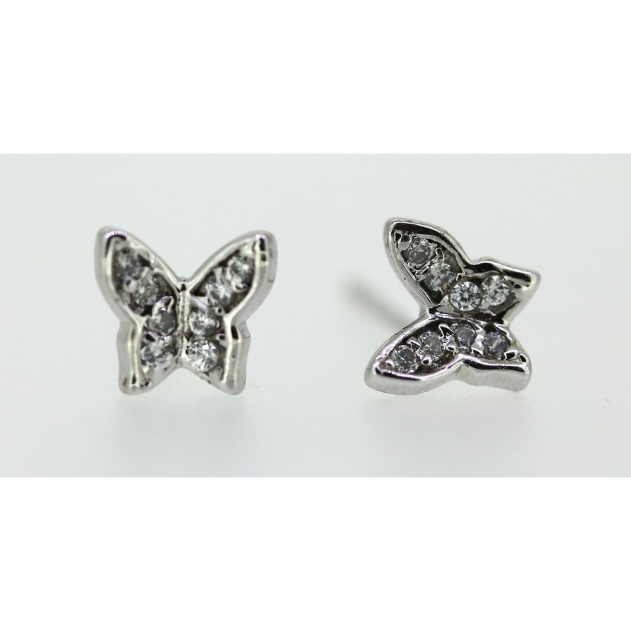 Ohrstecker – Schmetterling – Silber 925