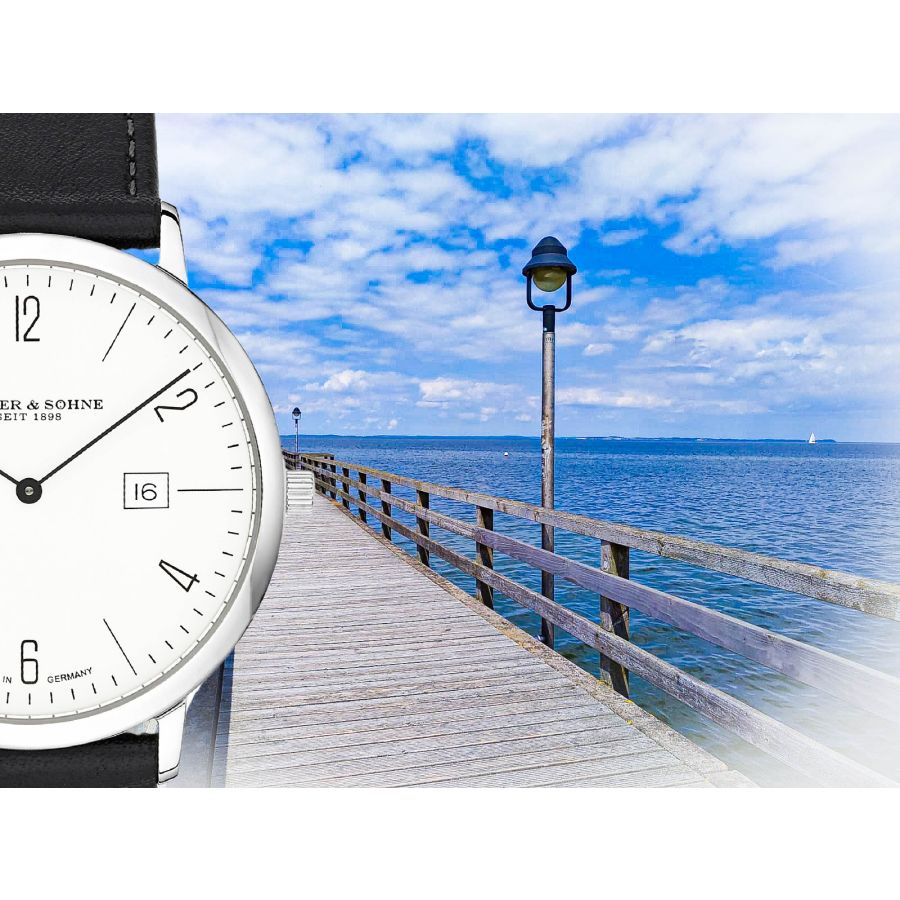 stilvolle Armbanduhr mit Datumsanzeige