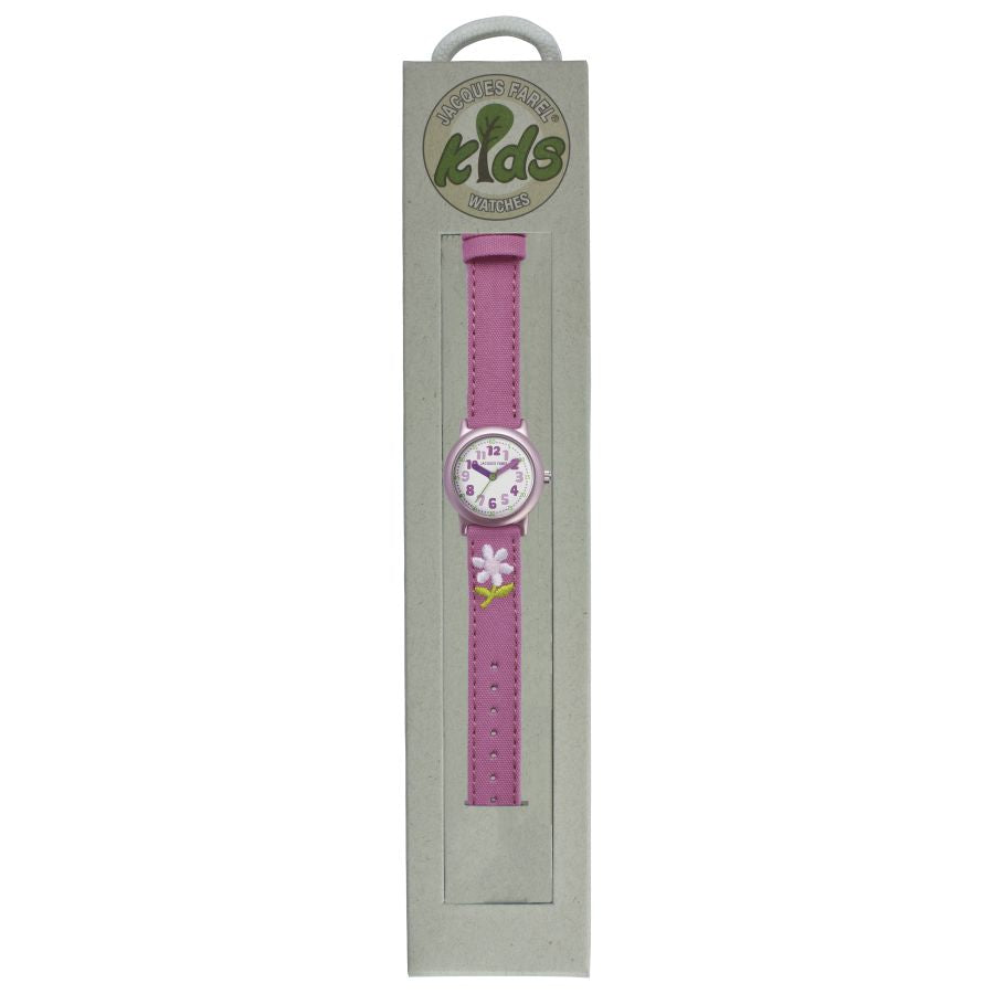 Öko-Kinderarmbanduhr Blume